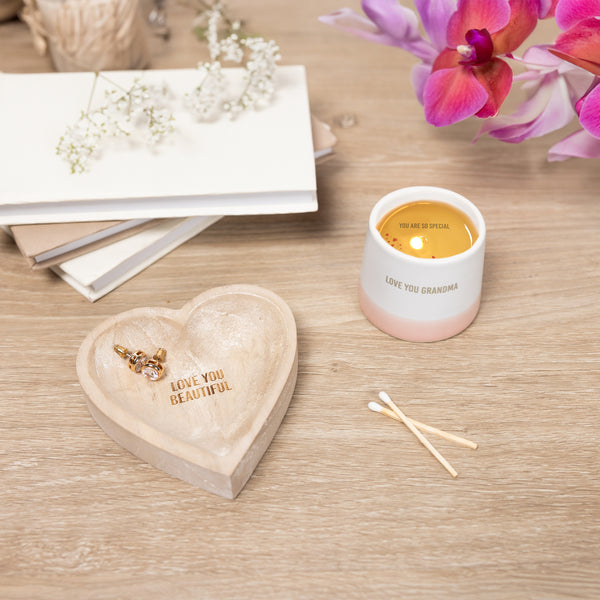 Pavilion Gift Company Love You Grandma 2 Oz - 100% Soy Wax Reveal Candle Scent: Tranquility