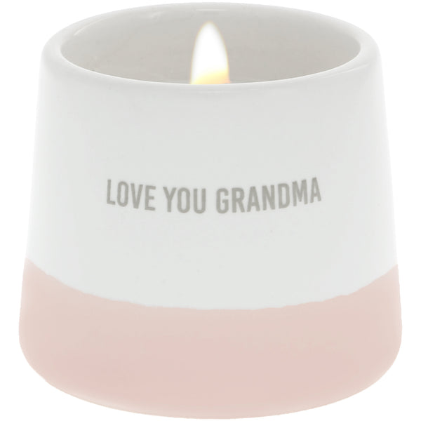 pavilion gift company Love You Grandma 2 oz - 100% Soy Wax Reveal Candle Scent: Tranquility