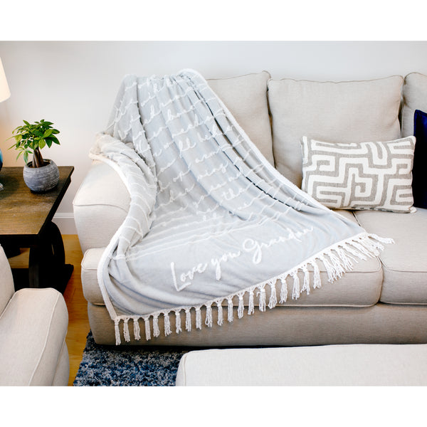 Pavilion Gift Company Love You Grandma 50" X 60" Inspirational Plush Blanket