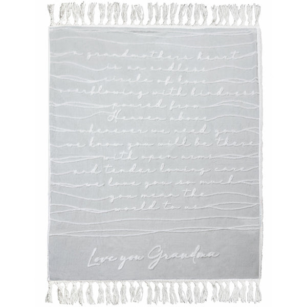 pavilion gift company Love You Grandma 50" x 60" Inspirational Plush Blanket