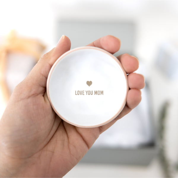 Pavilion Gift Company Love You Mom 2.5" Trinket Dish