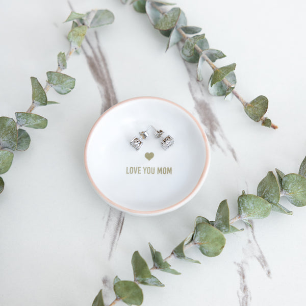 Pavilion Gift Company Love You Mom 2.5" Trinket Dish