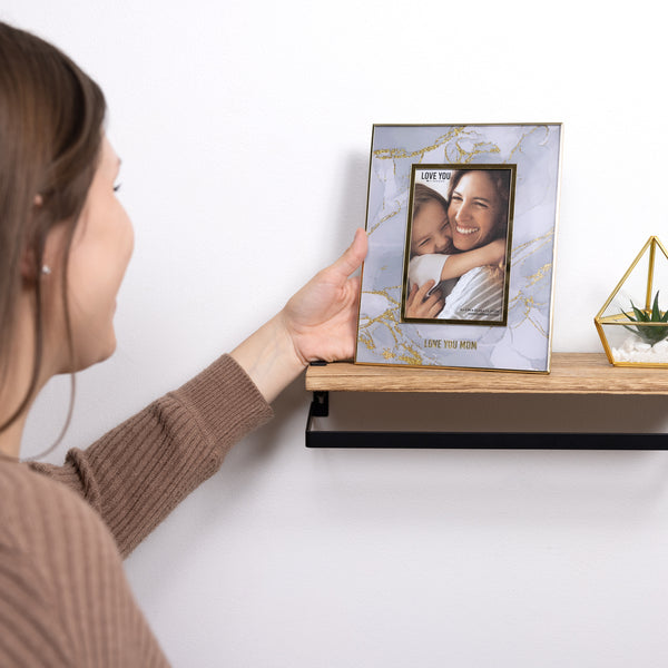 Pavilion Gift Company Love You Mom 7.25" X 9.75" Frame (Holds 4" X 6" Photo)