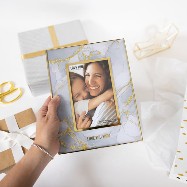 Pavilion Gift Company Love You Mom 7.25" X 9.75" Frame (Holds 4" X 6" Photo)