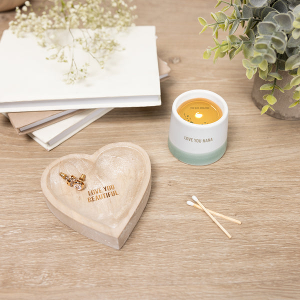Pavilion Gift Company Love You Nana 2 Oz - 100% Soy Wax Reveal Candle Scent: Tranquility