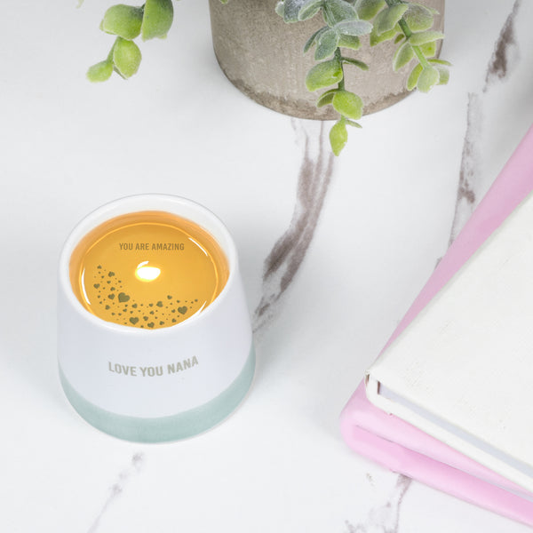 Pavilion Gift Company Love You Nana 2 Oz - 100% Soy Wax Reveal Candle Scent: Tranquility
