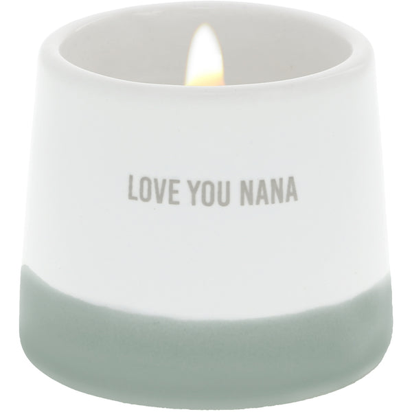 pavilion gift company Love You Nana 2 oz - 100% Soy Wax Reveal Candle Scent: Tranquility