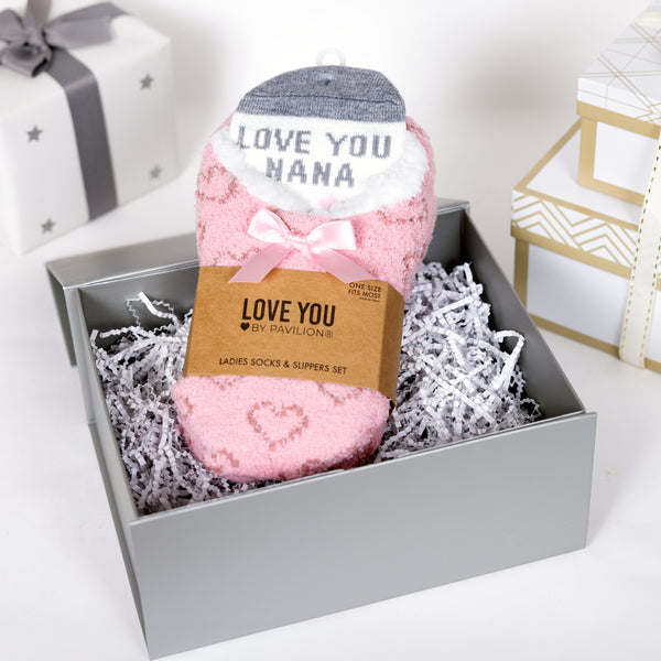 Pavilion Gift Company Love You Nana Slipper Sock Gift Set