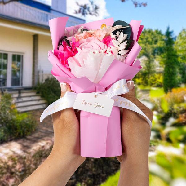 Pavilion Gift Company Love You Pink Preserved Floral Bouquet