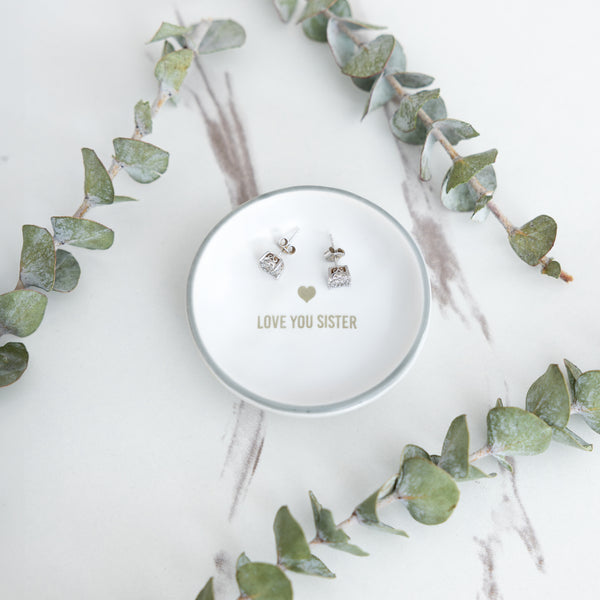 Pavilion Gift Company Love You Sister 2.5" Trinket Dish