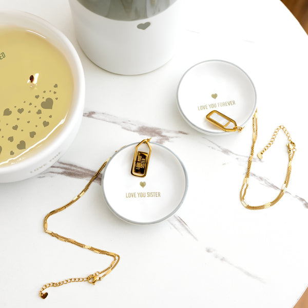 Pavilion Gift Company Love You Sister 2.5" Trinket Dish