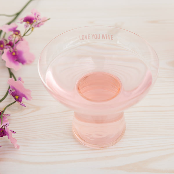 Pavilion Gift Company Love You Wine 15 Oz Cocktail Glass