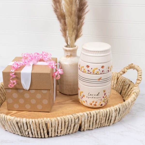 Pavilion Gift Company Loved 6" X 3.25" Stackable Measuring Cups