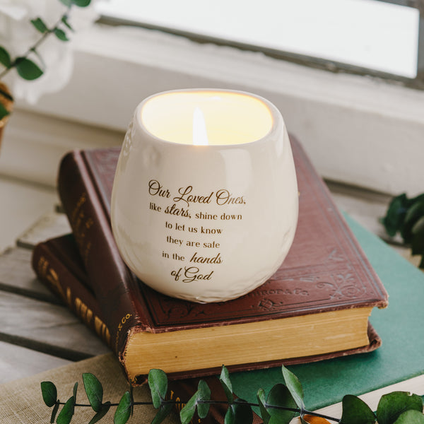 Pavilion Gift Company Loved One 8 Oz - 100% Soy Wax Candle Scent: Tranquility