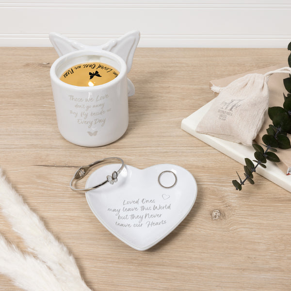 Pavilion Gift Company Loved Ones 4.5" Heart Keepsake Dish