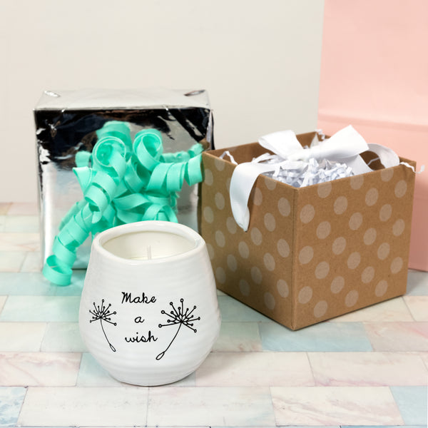 Pavilion Gift Company Make A Wish 8 Oz - 100% Soy Wax Candle Scent: Serenity