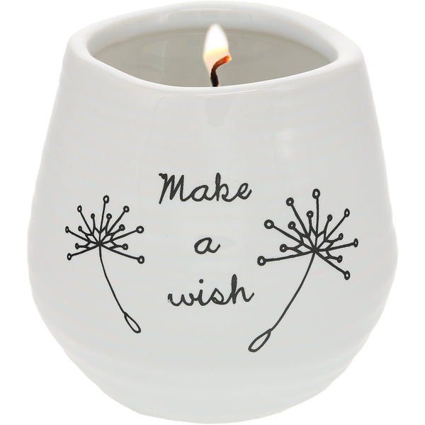 pavilion gift company Make a Wish 8 oz - 100% Soy Wax Candle Scent: Serenity