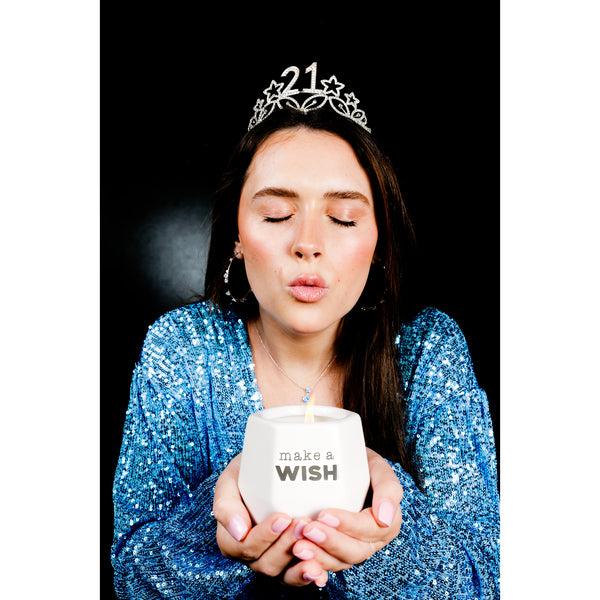 Pavilion Gift Company Make A Wish 8 Oz - 100% Soy Wax Candle Scent: Tranquility