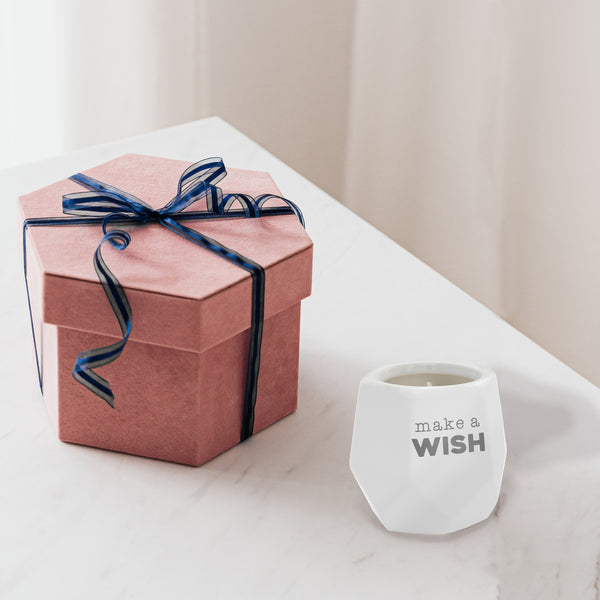 Pavilion Gift Company Make A Wish 8 Oz - 100% Soy Wax Candle Scent: Tranquility