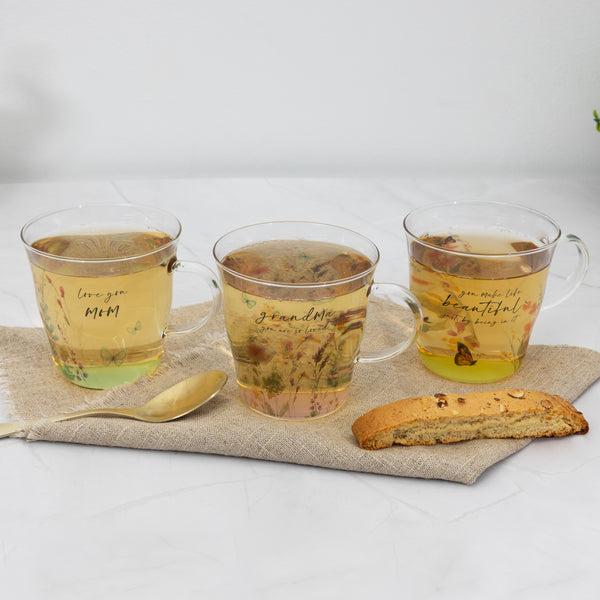 Pavilion Gift Company Make Life Beautiful 13.5 Oz Glass Cup