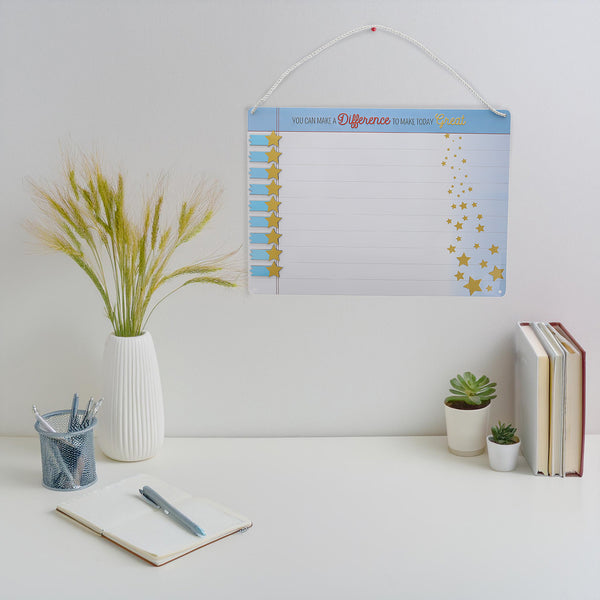 Pavilion Gift Company Make Today Great 18" X 13" Metal Task Board (Includes 10 Magnets)