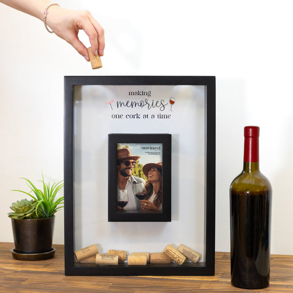 Pavilion Gift Company Making Memories 12" X 16" Cork Holder Frame (Holds 4" X 6" Photo)