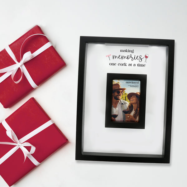 Pavilion Gift Company Making Memories 12" X 16" Cork Holder Frame (Holds 4" X 6" Photo)