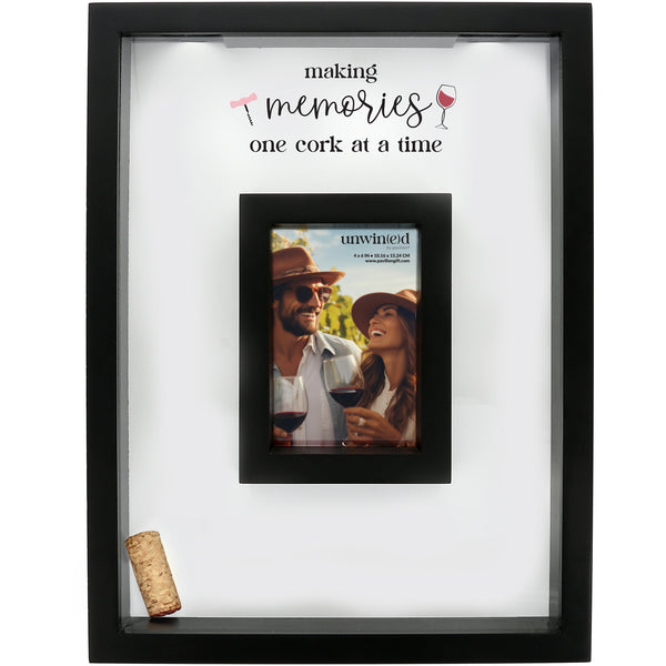 pavilion gift company Making Memories 12" x 16" Cork Holder Frame (Holds 4" x 6" Photo)