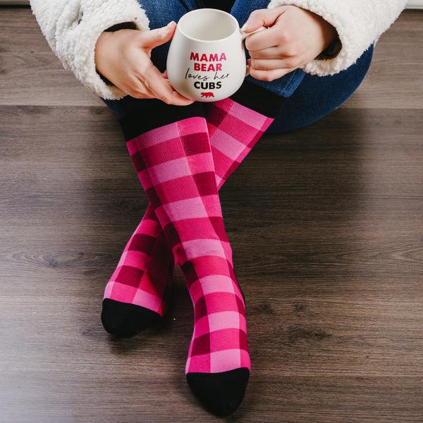 Pavilion Gift Company Mama Bear 15.5 Oz Mug And Sock Set