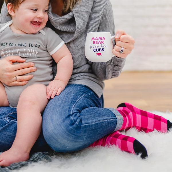 Pavilion Gift Company Mama Bear 15.5 Oz Mug And Sock Set
