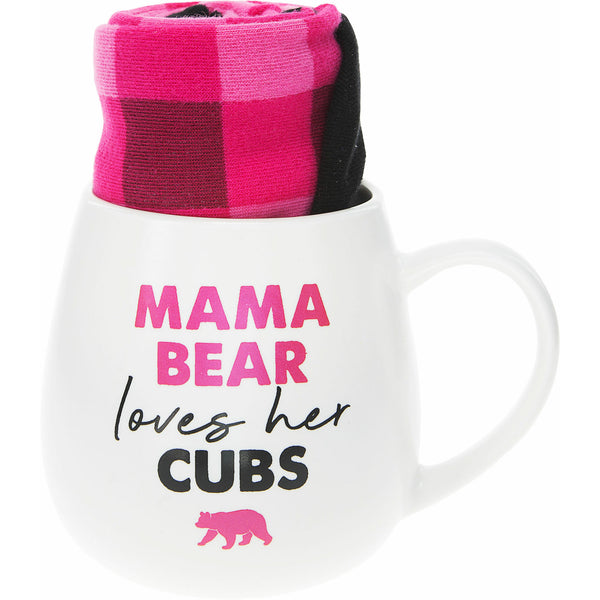 pavilion gift company Mama Bear 15.5 oz Mug and Sock Set