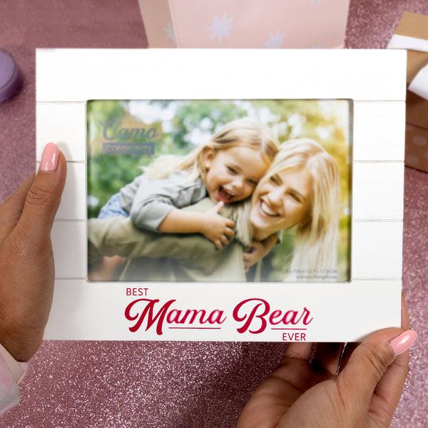 Pavilion Gift Company Mama Bear 9" X 7.25" MDF Frame (Holds 7" X 5" Photo)
