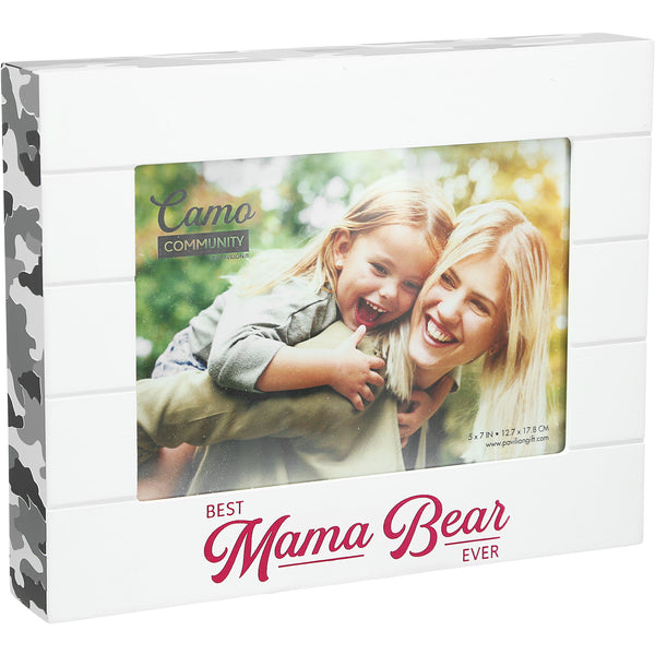 pavilion gift company Mama Bear 9" x 7.25" MDF Frame (Holds 7" x 5" photo)