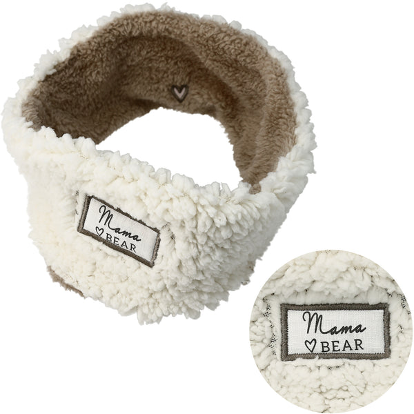 pavilion gift company Mama Bear Sherpa Lined Fleece Headband