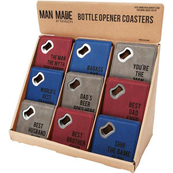pavilion gift company Man Made Cardboard Coaster Display