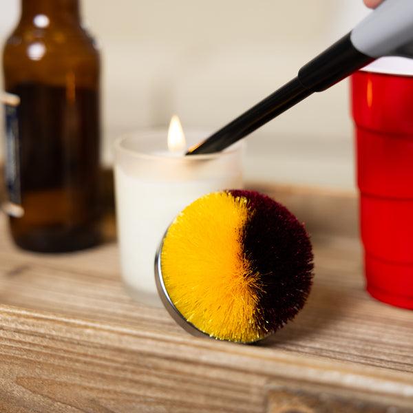 Pavilion Gift Company Maroon & Yellow 2.75" Pom Pom Lid