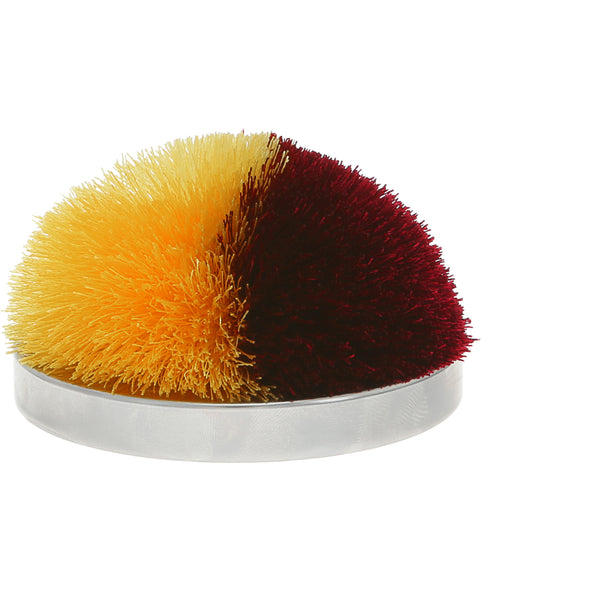 pavilion gift company Maroon & Yellow 2.75" Pom Pom Lid