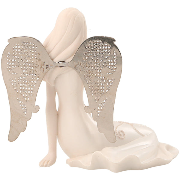 Pavilion Gift Company May Birthstone Angel 3.5" May Angel With Emerald Butterfly