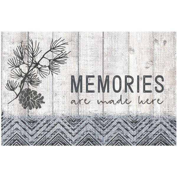 Pavilion Gift Company Memories 17.75" X 11.75" PVC Placemats (Set Of 4)