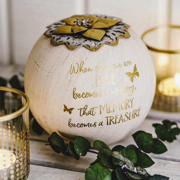 Pavilion Gift Company Memory 5" Round Tealight Candle Holder