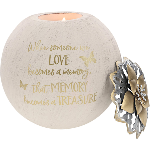 Pavilion Gift Company Memory 5" Round Tealight Candle Holder