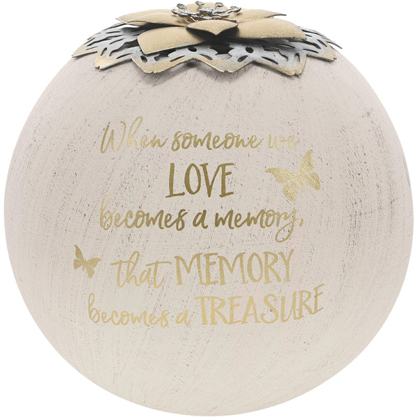 pavilion gift company Memory 5" Round Tealight Candle Holder