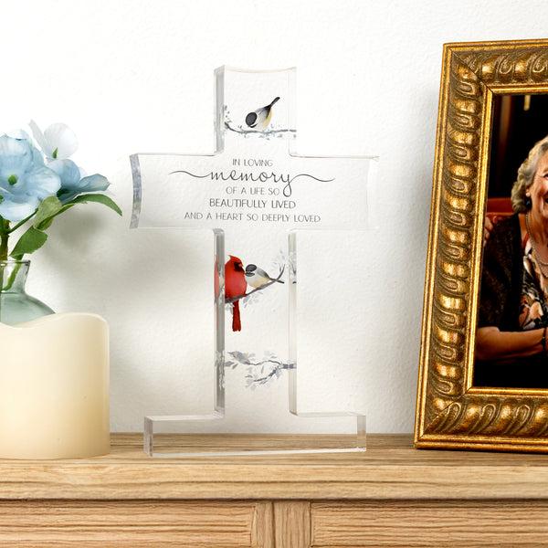 Pavilion Gift Company Memory 7" Acrylic Cross Plaque