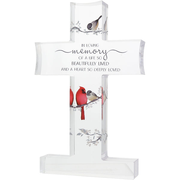 pavilion gift company Memory 7" Acrylic Cross Plaque