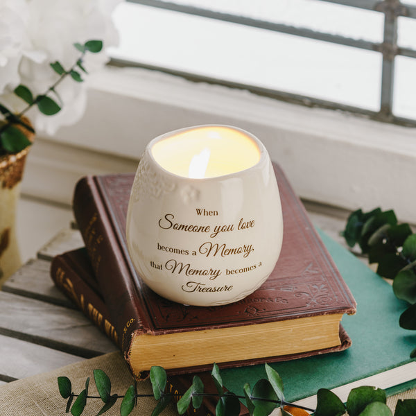 Pavilion Gift Company Memory 8 Oz - 100% Soy Wax Candle Scent: Tranquility