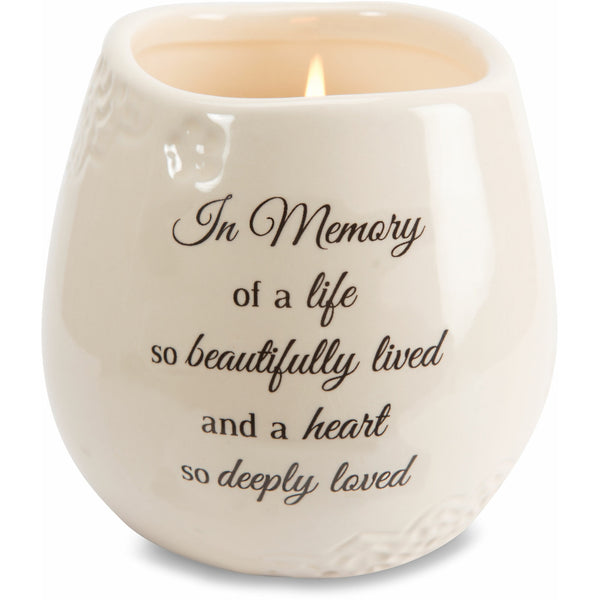 pavilion gift company Memory 8 oz - 100% Soy Wax Candle Scent: Tranquility