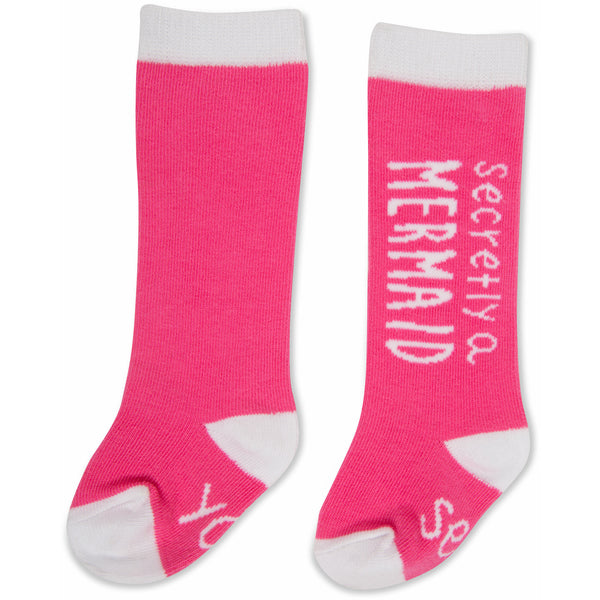 pavilion gift company Mermaid 0-12 Months Baby Knee Highs