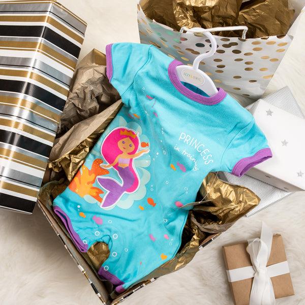 Pavilion Gift Company Mermaid Princess 6-12 Months Romper