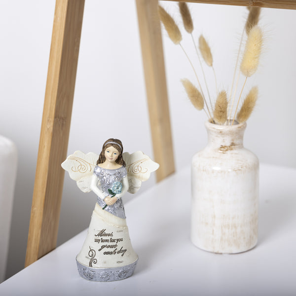 Pavilion Gift Company Mimi 5.5" Angel Holding Flower
