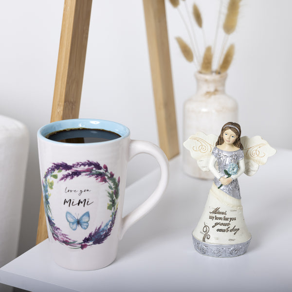 Pavilion Gift Company Mimi 5.5" Angel Holding Flower